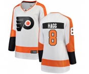 Women Philadelphia Flyers #8 Robert Hagg Fanatics Branded White Away Breakaway NHL Jersey