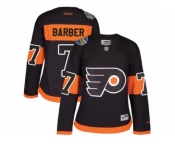 Women's Reebok Philadelphia Flyers #7 Bill Barber Authentic Black 2017 Stadium Series NHL Jersey