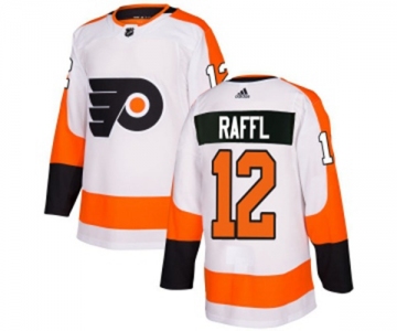 Youth Adidas Philadelphia Flyers #12 Michael Raffl Authentic White Away NHL Jersey