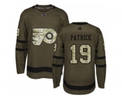 Youth Adidas Philadelphia Flyers #19 Nolan Patrick Green Salute to Service Stitched NHL Jersey