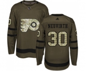 Youth Adidas Philadelphia Flyers #30 Michal Neuvirth Authentic Green Salute to Service NHL Jersey