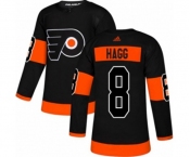 Youth Adidas Philadelphia Flyers #8 Robert Hagg Authentic Black Alternate NHL Jersey