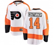 Youth Philadelphia Flyers #14 Sean Couturier Fanatics Branded White Away Breakaway NHL Jersey