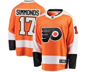 Youth Philadelphia Flyers #17 Wayne Simmonds Fanatics Branded Orange Home Breakaway NHL Jersey