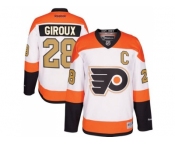 Youth Philadelphia Flyers #28 Claude Giroux White 3rd Stitched NHL Jersey