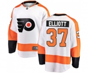 Youth Philadelphia Flyers #37 Brian Elliott Fanatics Branded White Away Breakaway NHL Jersey
