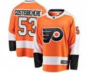 Youth Philadelphia Flyers #53 Shayne Gostisbehere Fanatics Branded Orange Home Breakaway NHL Jersey