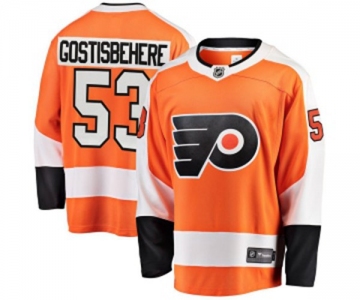 Youth Philadelphia Flyers #53 Shayne Gostisbehere Fanatics Branded Orange Home Breakaway NHL Jersey