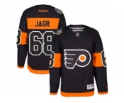 Youth Reebok Philadelphia Flyers #68 Jaromir Jagr Authentic Black 2017 Stadium Series NHL Jersey