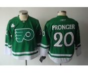 youth nhl jerseys philadelphia flyers #20 pronger green(2011 new)