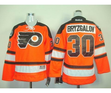 youth nhl jerseys philadelphia flyers #30 bryzgalov orange[black number