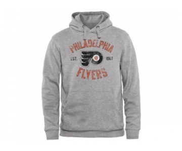 Philadelphia Flyers Ash Heritage Pullover Hoodie