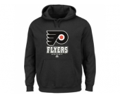 Philadelphia Flyers Majestic Black Big & Tall Critical Victory Pullover Hoodie