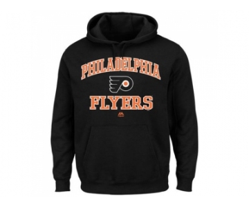 Philadelphia Flyers Majestic Black Heart & Soul Hoodie