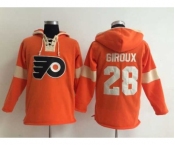 nhl jerseys philadelphia flyers #28 giroux orange-cream-1[pullover hooded sweatshirt]