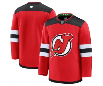 Men's New Jersey Devils Blank Red 2024-25 Home Stitched Hockey Jersey