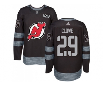 New Jersey Devils #29 Ryane Clowe Black 1917-2017 100th Anniversary Stitched NHL Jersey