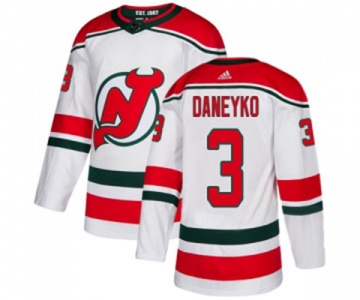 New Jersey Devils #3 Ken Daneyko Authentic White Alternate Hockey Jersey