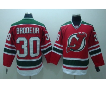 nhl devils #30 brodeur redgreen