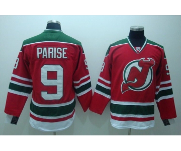 nhl devils #9 parise redgreen