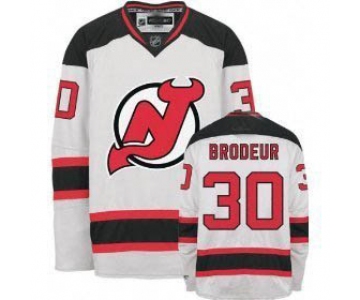 nhl jersey devils #30 brodeur white