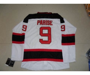 nhl jersey devils #9 parise white
