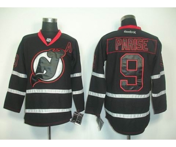 nhl jerseys devils #9 parise black