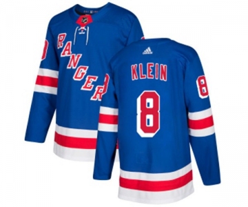 Adidas New York Rangers #8 Kevin Klein Authentic Royal Blue Home NHL Jersey