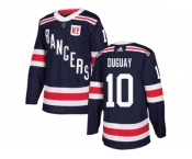 Men Adidas New York Rangers #10 Ron Duguay Navy Blue Authentic 2018 Winter Classic Stitched NHL Jersey