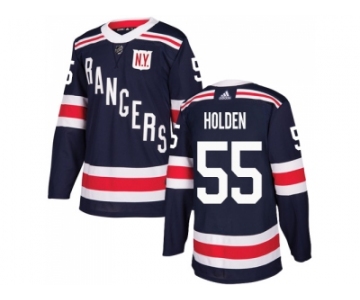 Men Adidas New York Rangers #55 Nick Holden Navy Blue Authentic 2018 Winter Classic Stitched NHL Jersey