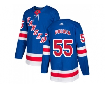Men Adidas New York Rangers #55 Nick Holden Royal Blue Home Authentic Stitched NHL Jersey