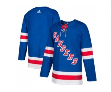 Men Adidas New York Rangers Blank Royal Blue Home Authentic Stitched NHL Jersey