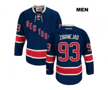 Men New York Rangers #93 mika zibanejad Dark Blue Alternate Stitched NHL Jersey