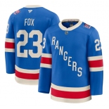 Men's New York Rangers #23 Adam Fox Blue Centennial Stitched Hockey Jersey Men's New York Rangers #23 Adam Fox Blue Centennial Stitched Hockey Jersey