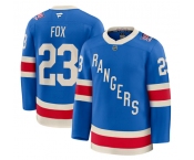 Men's New York Rangers #23 Adam Fox Blue Centennial Stitched Hockey Jersey Men's New York Rangers #23 Adam Fox Blue Centennial Stitched Hockey Jersey