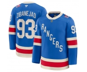 Men's New York Rangers #93 Mika Zibanejad Blue Centennial Stitched Hockey Jersey Men's New York Rangers #93 Mika Zibanejad Blue Centennial Stitched Hockey Jersey