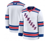 Men's New York Rangers Blank White 2024-25 Away Stitched Hockey Jersey