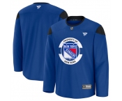 Men's New York Rangers Royal 2024-25 Team Practice Stitched Hockey Jersey