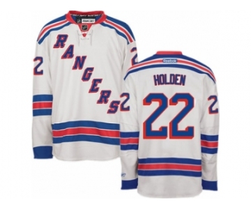 Men's Reebok New York Rangers #22 Nick Holden Authentic White Away NHL Jersey