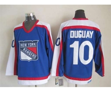 nhl jerseys new york rangers #10 duguay blue[duguay][2015 new]