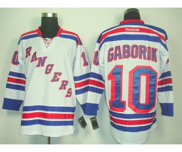 nhl jerseys new york rangers #10 gaborik white