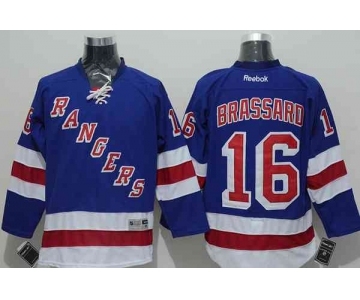 nhl jerseys new york rangers #16 brassard lt.blue[brassard]