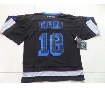 nhl jerseys new york rangers #18 staal black