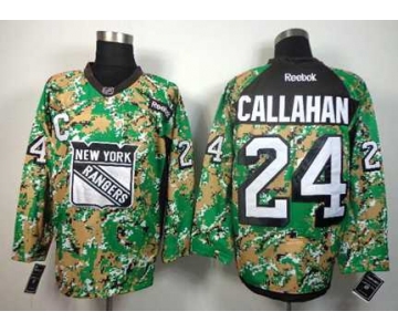 nhl jerseys new york rangers #24 callahan camo[patch C]