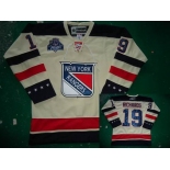 nhl new york rangers #19 richards white(2012 winter classic)