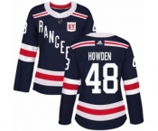 Women Adidas New York Rangers #48 Brett Howden Authentic Navy Blue 2018 Winter Classic NHL Jersey