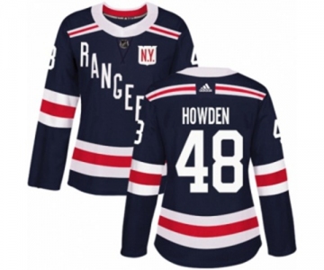 Women Adidas New York Rangers #48 Brett Howden Authentic Navy Blue 2018 Winter Classic NHL Jersey