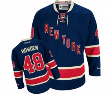Women Reebok New York Rangers #48 Brett Howden Authentic Navy Blue Third NHL Jersey