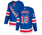 Youth Adidas New York Rangers #10 Ron Duguay Authentic Royal Blue Home NHL Jersey