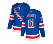 Youth Adidas New York Rangers #11 Mark Messier Royal Blue Home Authentic Stitched NHL Jersey